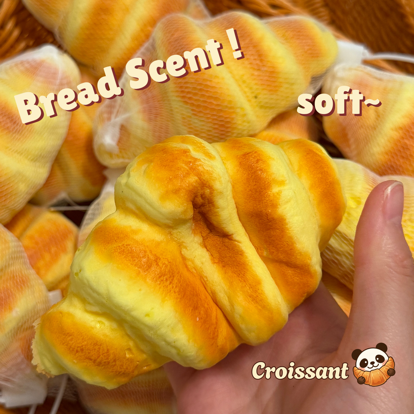 PEPPY Bread Scent Squishy Mystery Box with Wet Slow-Rising Soft Texture and Stress-Relief Tactile Fun