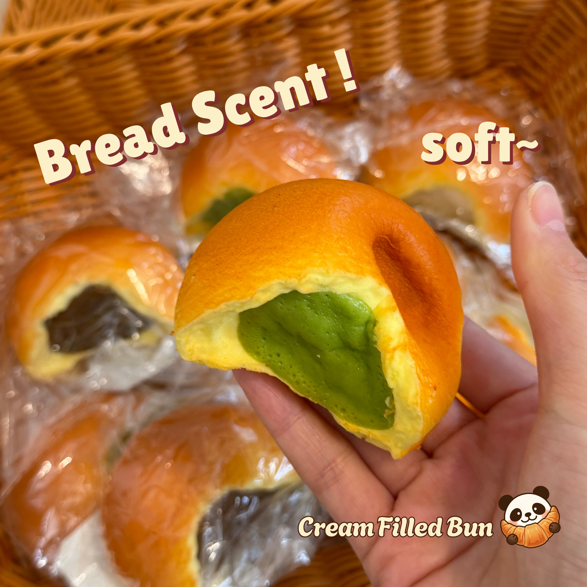 PEPPY Bread Scent Squishy Mystery Box with Wet Slow-Rising Soft Texture and Stress-Relief Tactile Fun